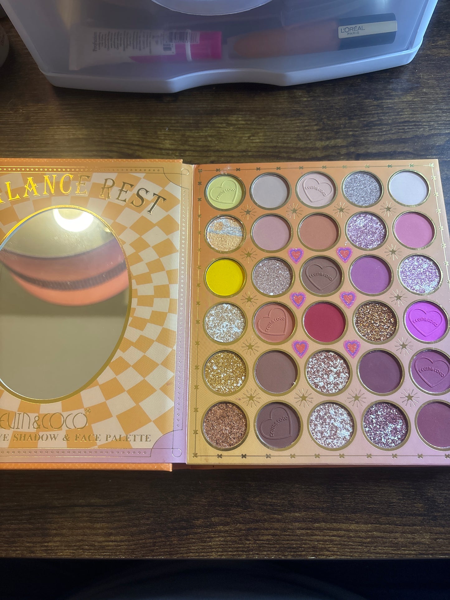 Kevin and Coco Stylish 72 color Eye and Face Palette