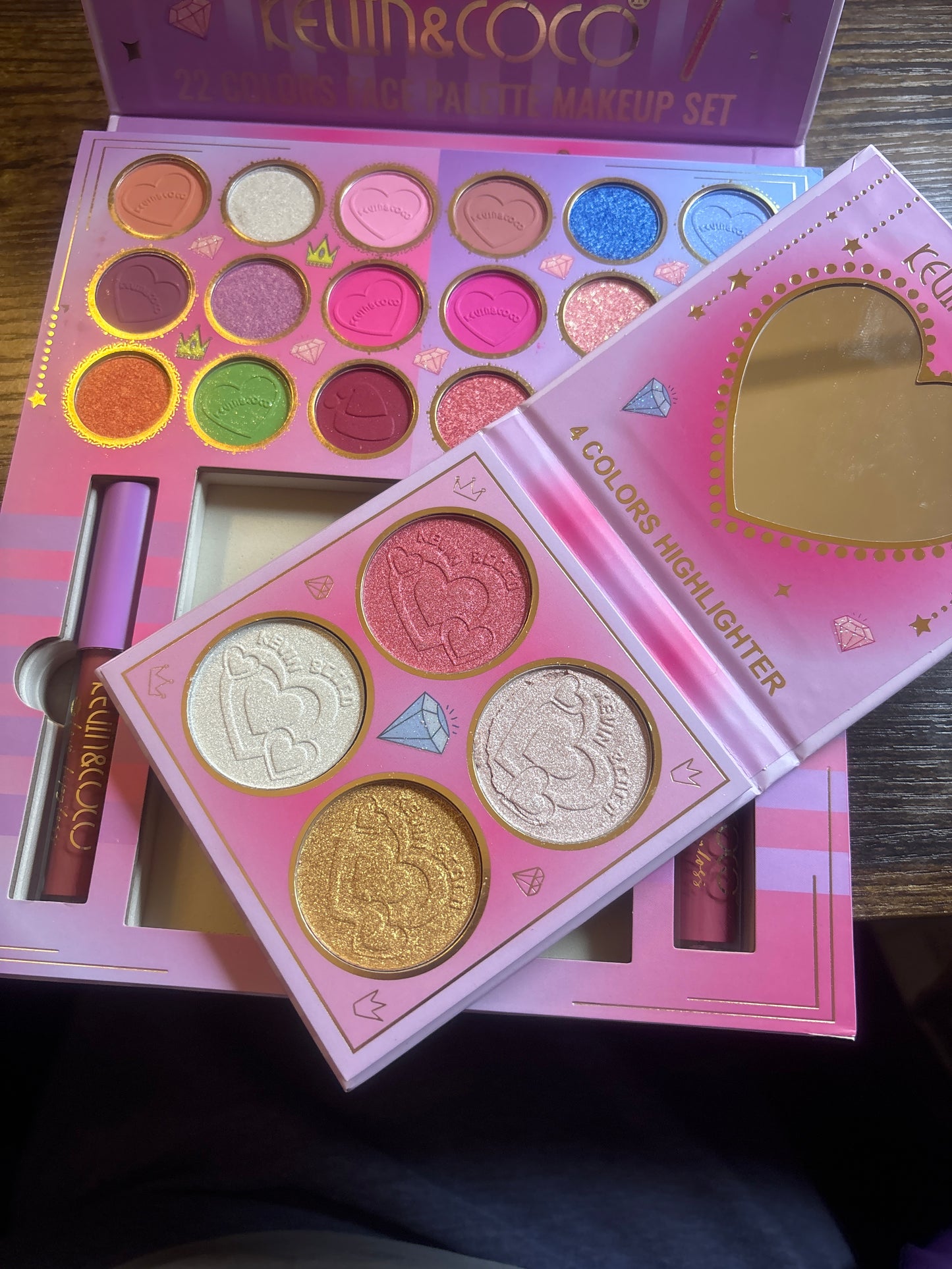 Kevin and Coco 22 color Face Palette Makeup Set