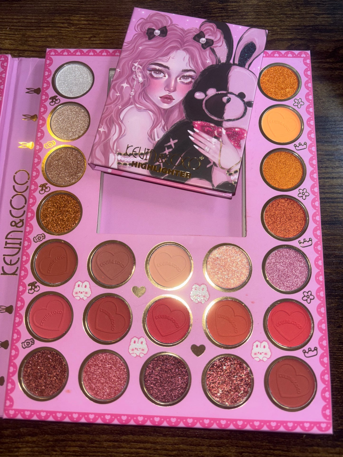 Kevin and Coco Eyeshadow and Face Palette